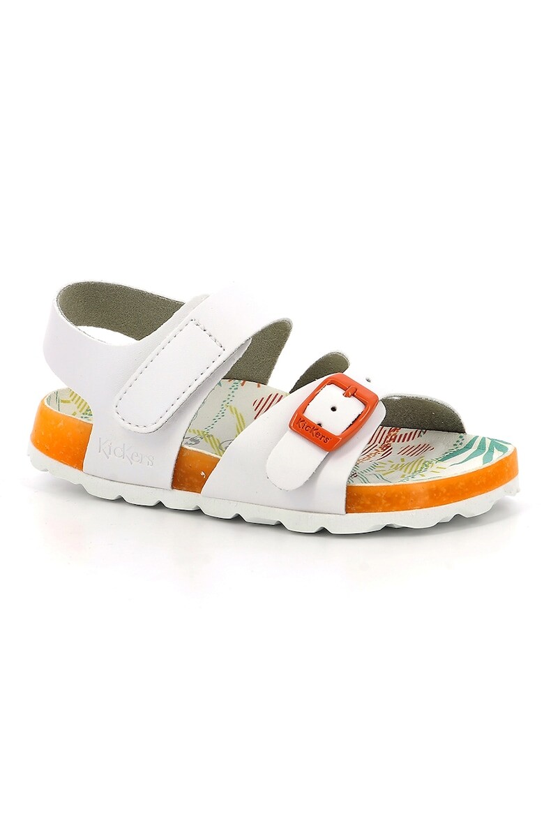

Сандалии с пряжкой и липучкой Kickers Kids, белый