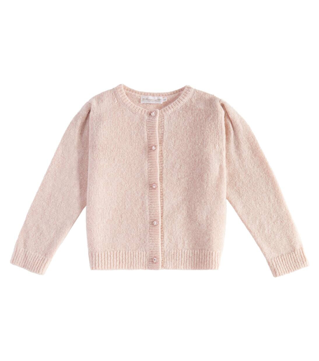 

Кардиган Ginella из шерсти и кашемира Bonpoint, цвет rose fard