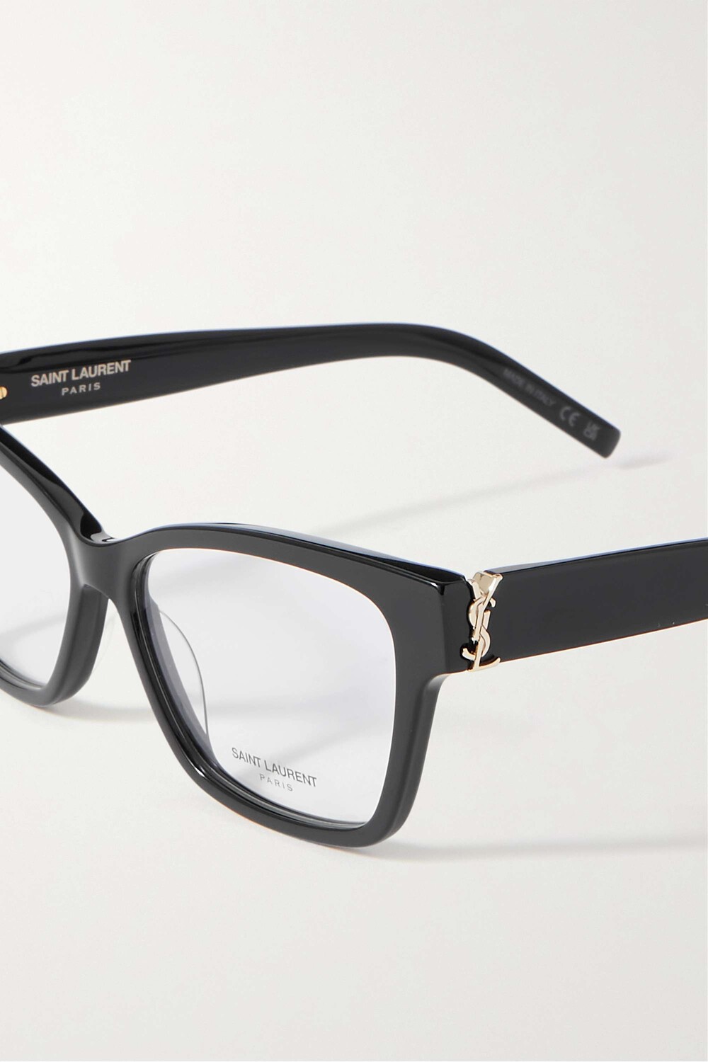 

SAINT LAURENT EYEWEAR Очки YSL из ацетата D-оправы, черный