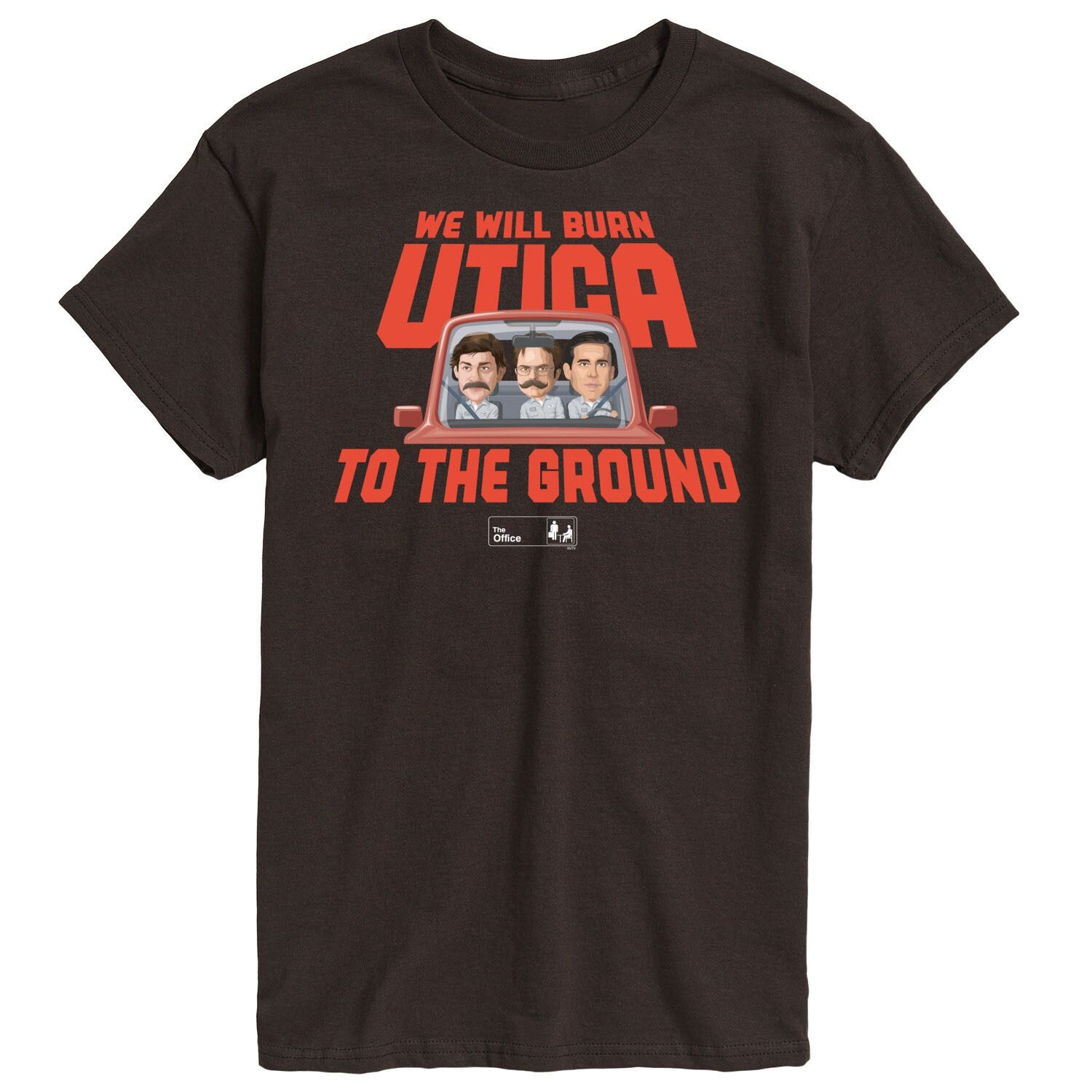 

Мужская футболка The Office Burn Utica Licensed Character