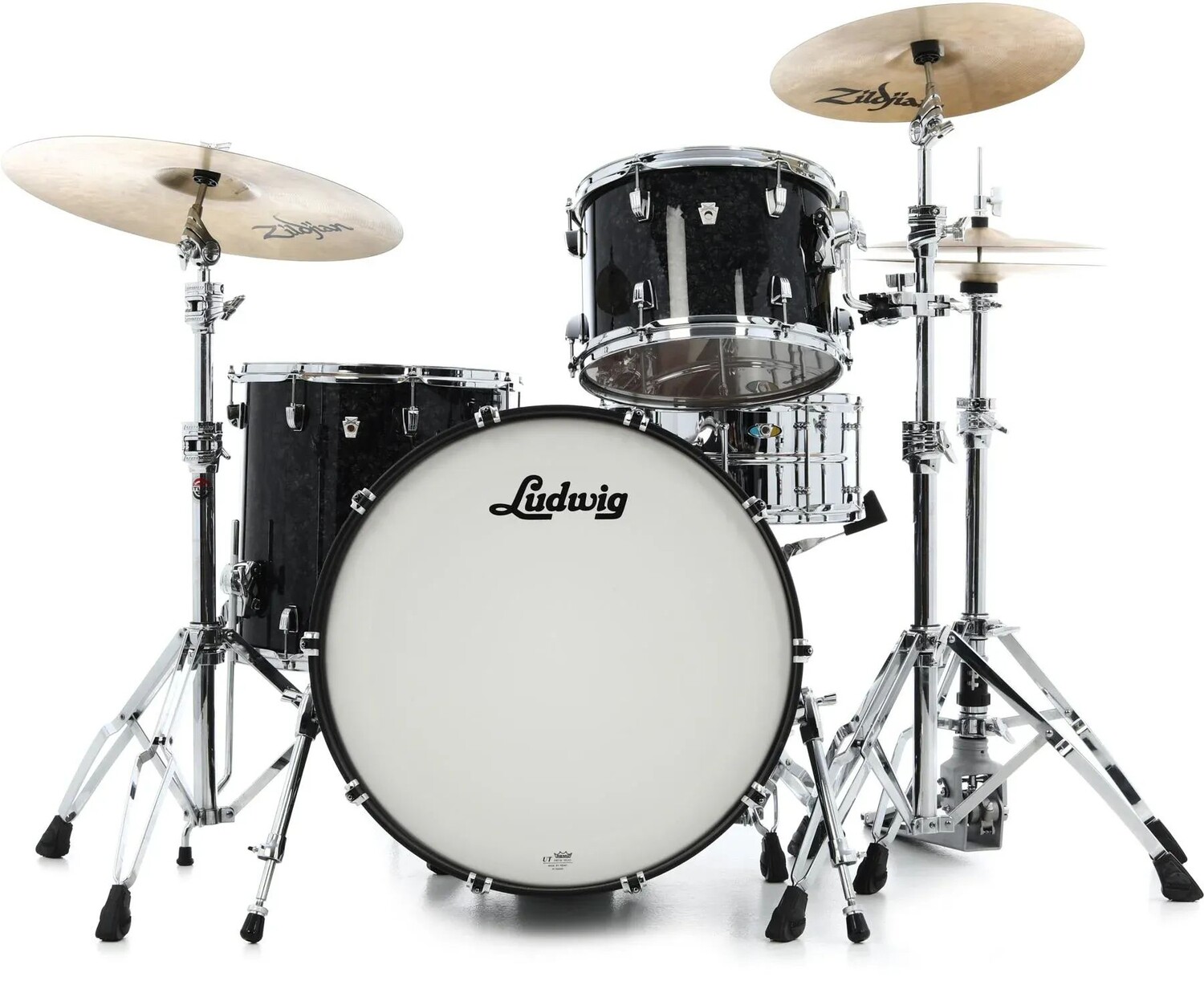 

Набор ракушек Ludwig NeuSonic из 3 предметов — Ebony Pearl