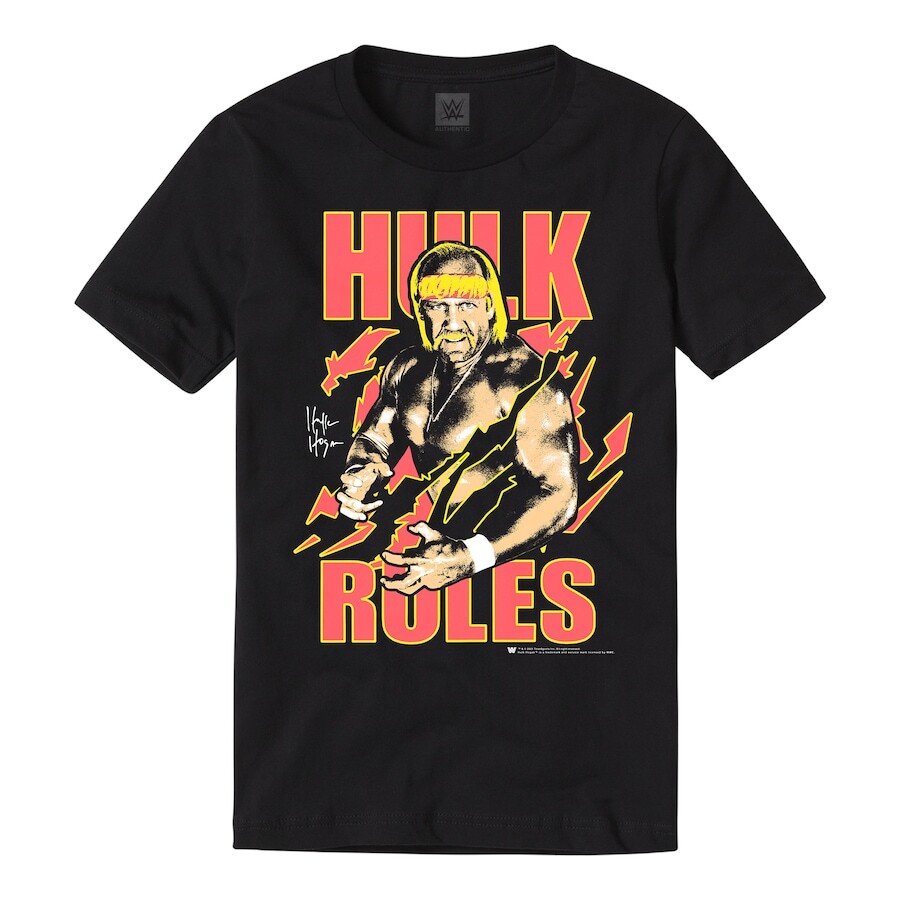 

Футболка с коротким рукавом WWE Authentic Hulk Hogan, черный