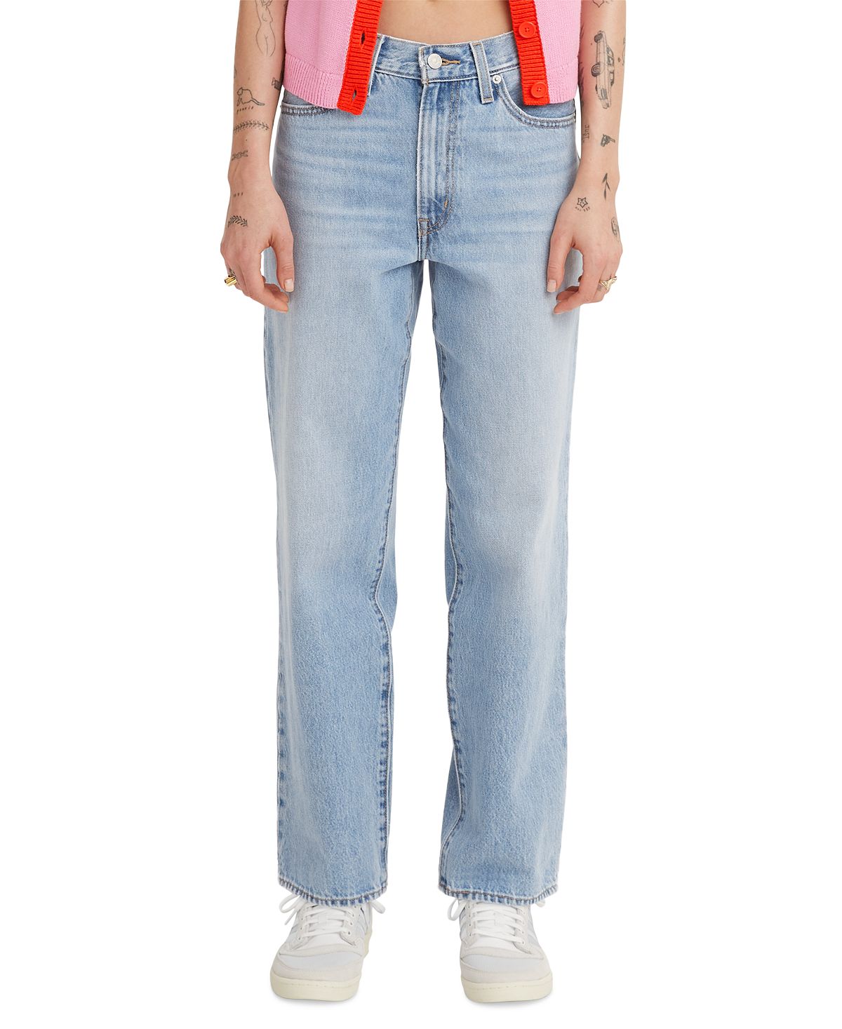 Женские мешковатые джинсы со средней посадкой 94 из хлопка Levi's