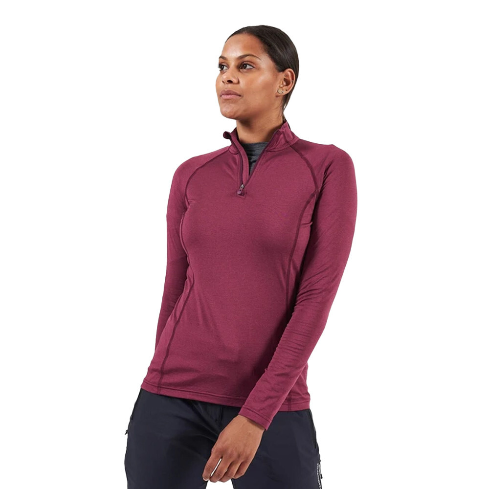 

Спортивный топ Montane Dart Thermo Zip Neck, фиолетовый