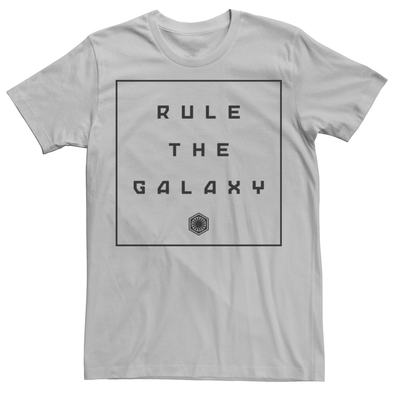Мужская футболка с пейзажем «Звездные войны» «Правь галактикой» Star Wars, серебристый