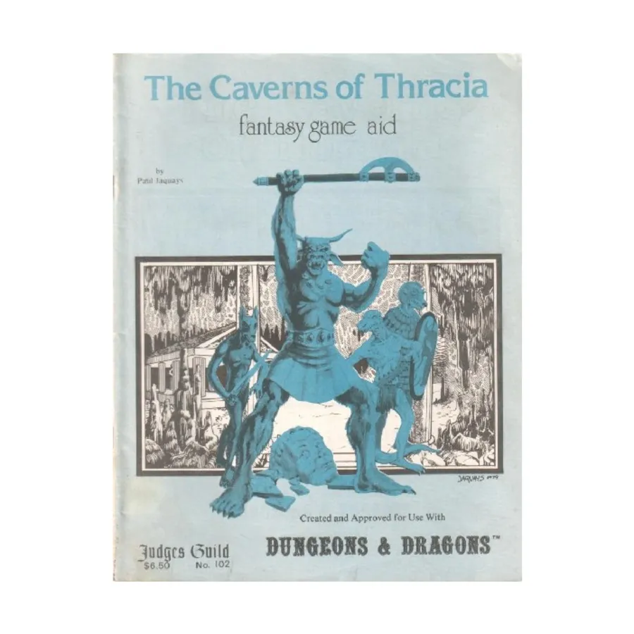 

Модуль Caverns of Thracia (1st Printing), Dungeons & Dragons Fantasy Modules (A - C) (Judges Guild)