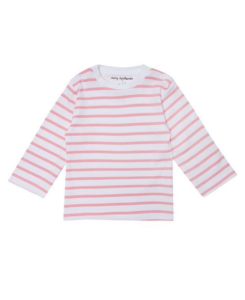 

Топ унисекс в бретонскую полоску с длинными рукавами - Baby, Little Kid, Big Kid Dotty Dungarees, цвет Orange