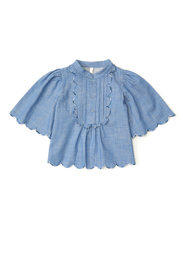 цена Синяя блузка для девочки Zimmermann