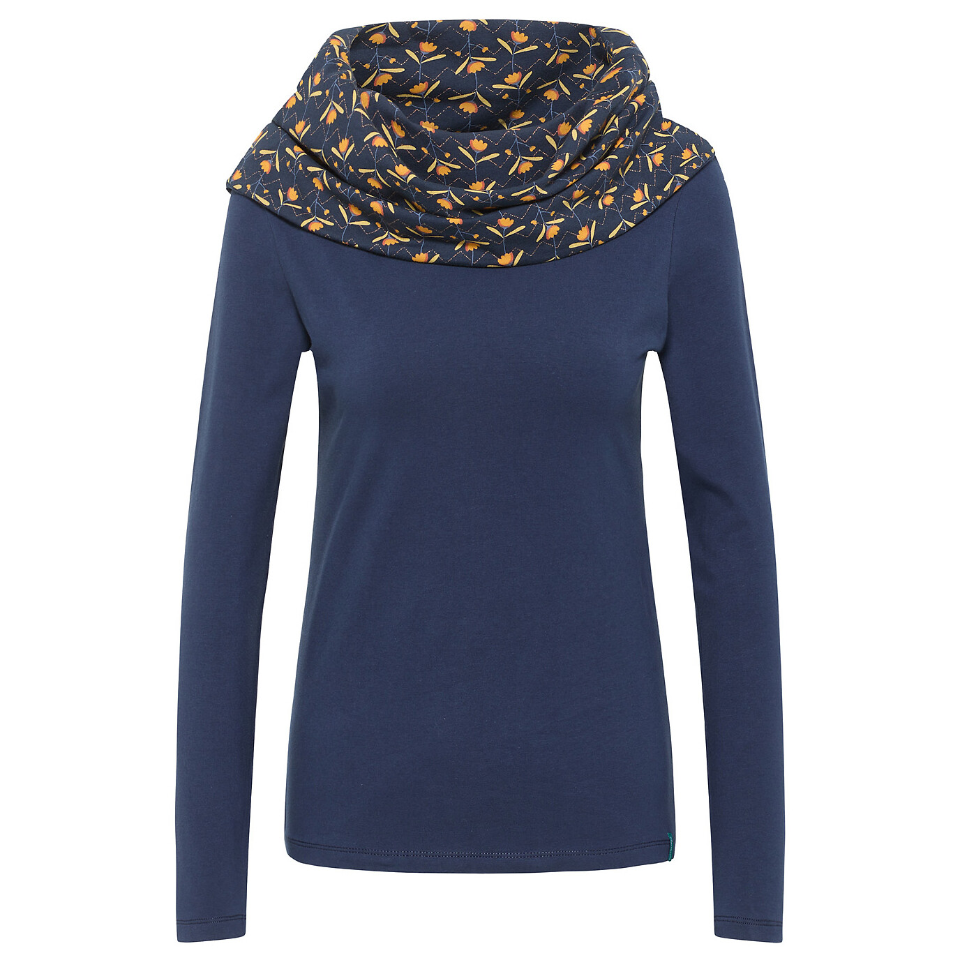 

Лонгслив Tranquillo Pullover mit großem Kragen, цвет Garland