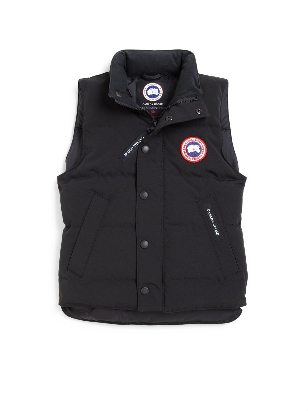 

Пуховой жилет для малышей Canada Goose, черный