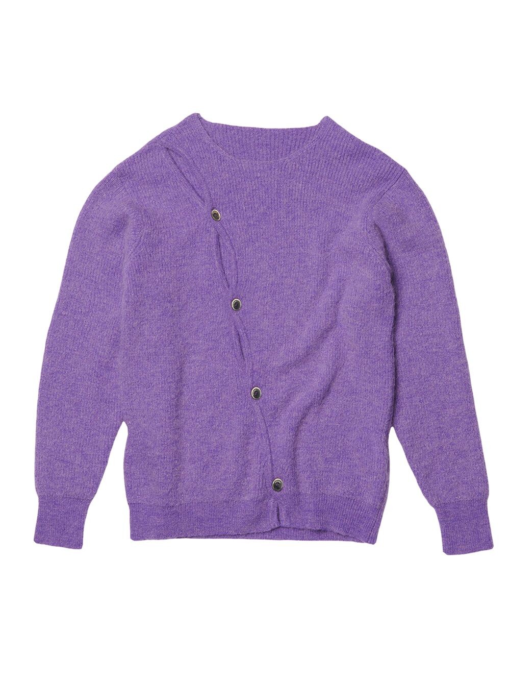 

Свитер в рубчик Le Cardigan Pau Jacquemus, фиолетовый