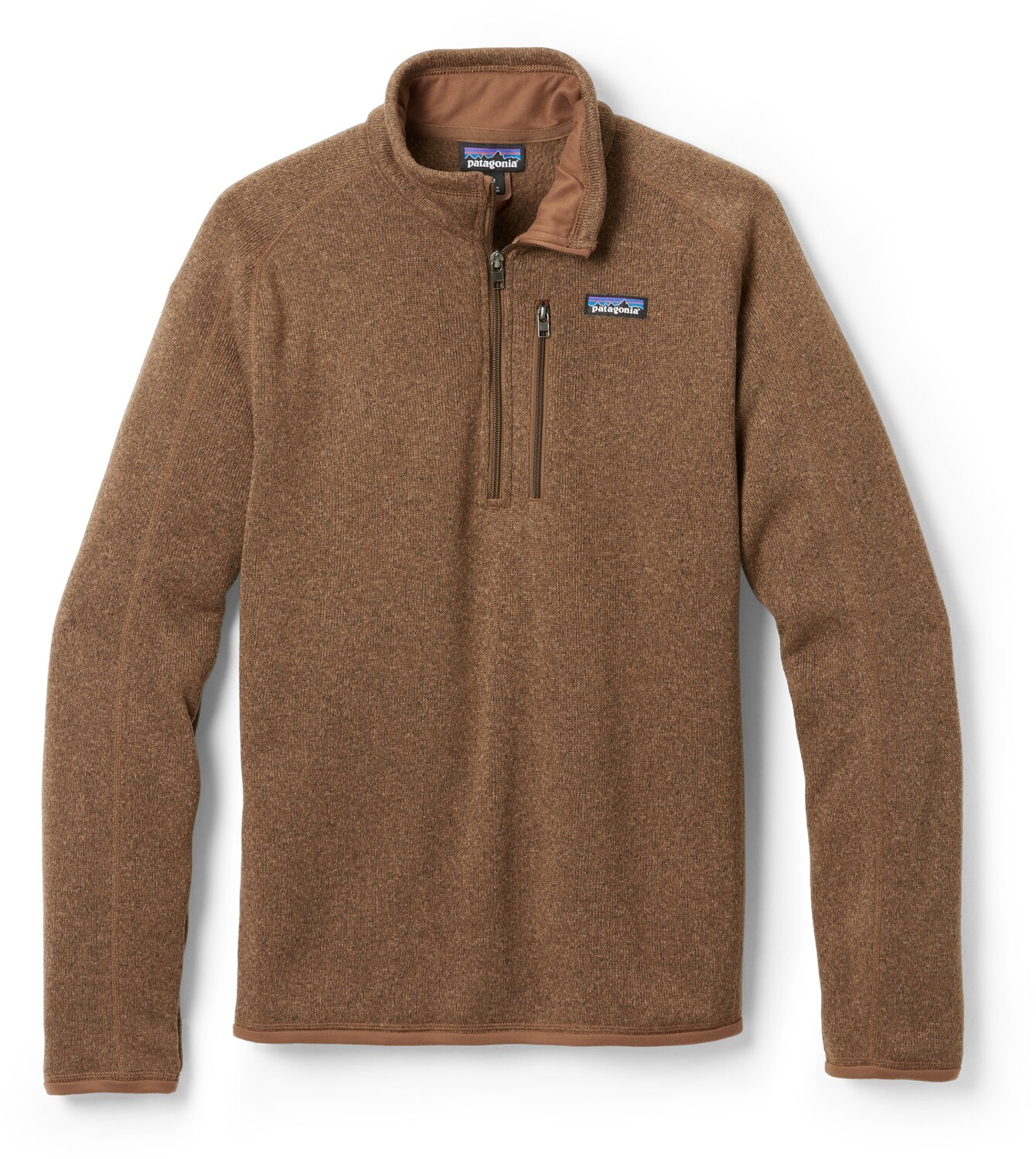 

Флисовый пуловер Better Sweater с молнией в четверть — мужской Patagonia, коричневый