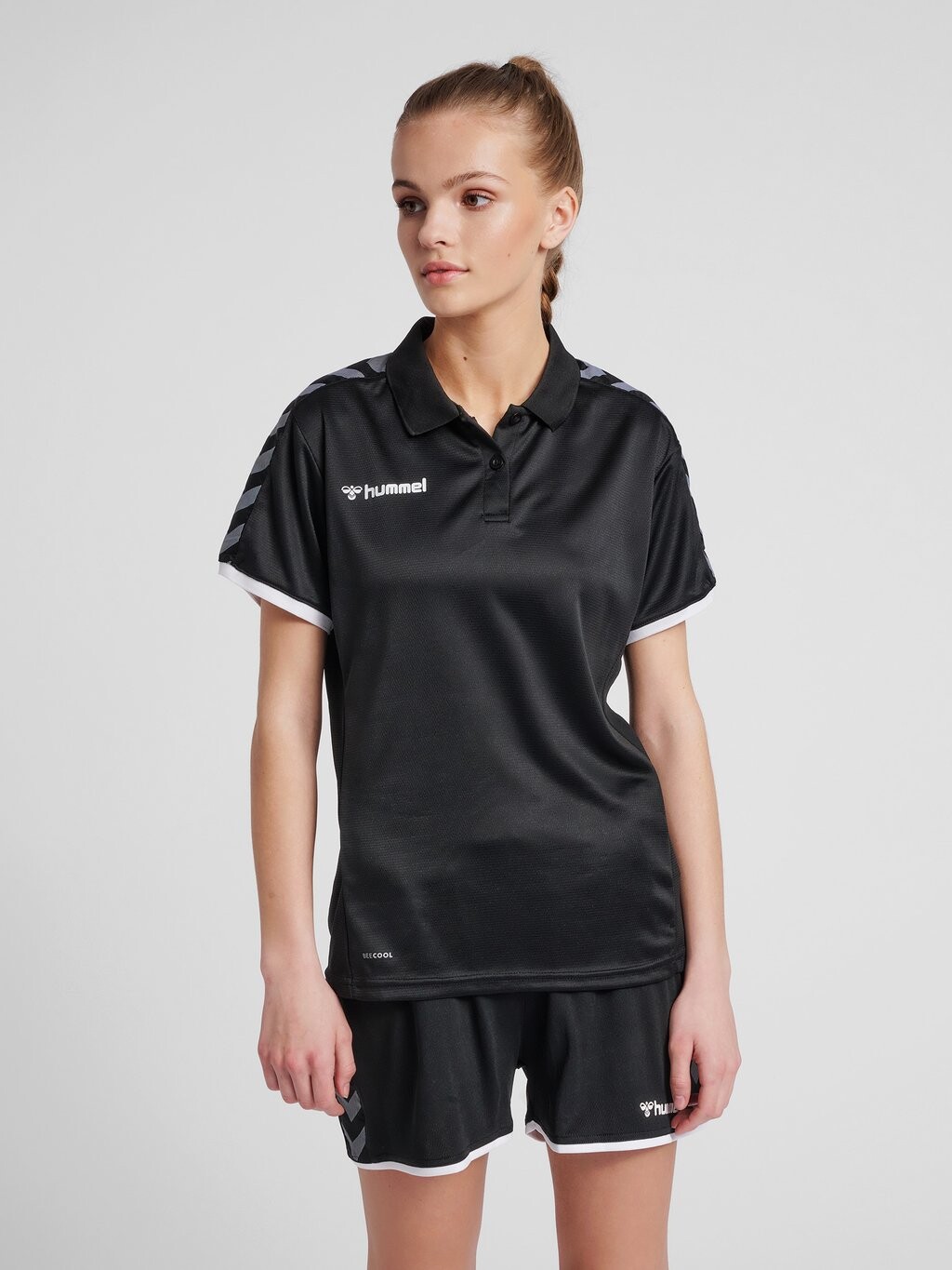 

Рубашка поло Hummel, черно-белый