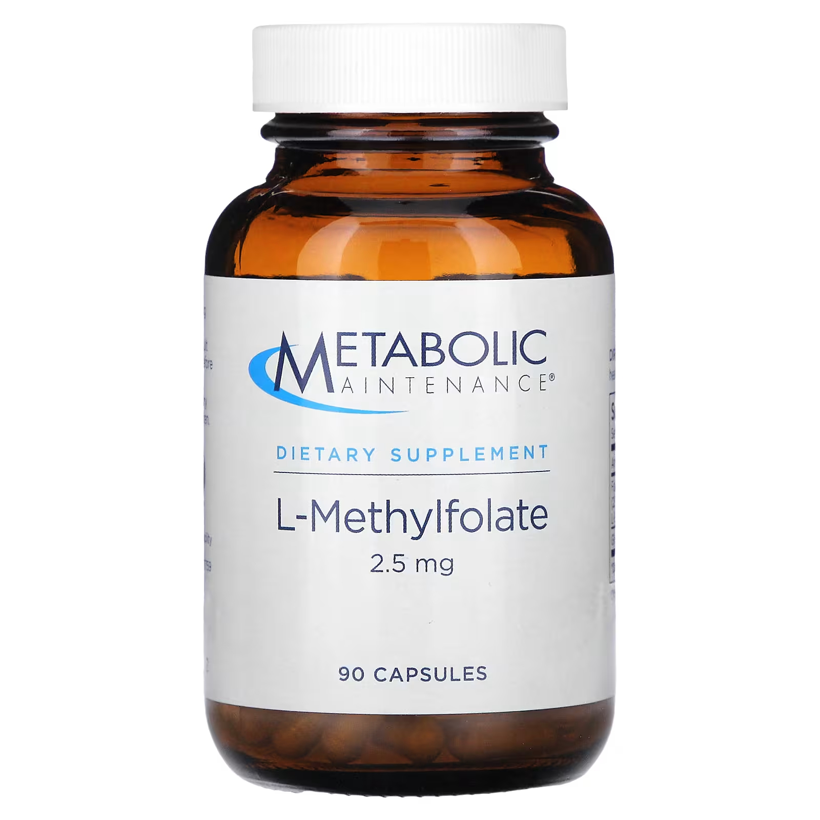 L-метилфолат Metabolic Maintenance, 90 капсул метаболическая поддержка селена metabolic maintenance 90 капсул