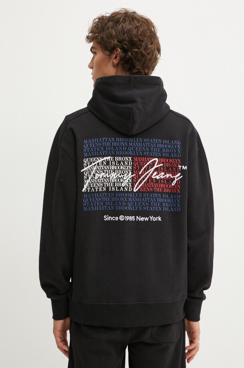 

Хлопковая толстовка Tommy Jeans, черный