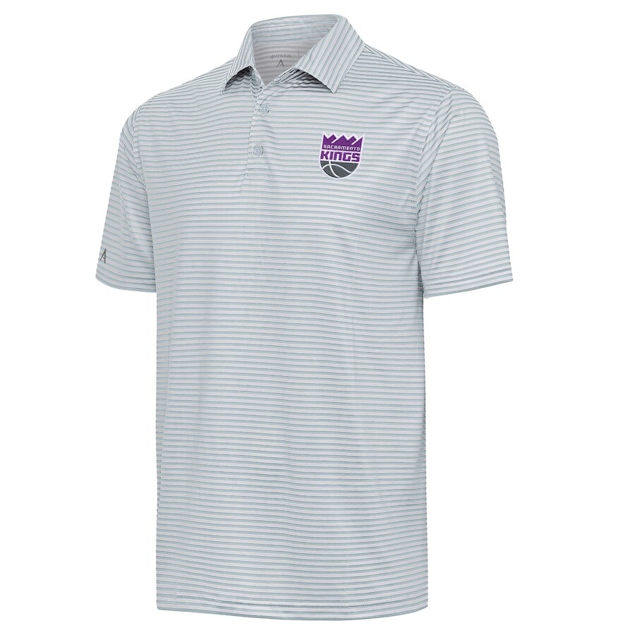 

Поло с коротким рукавом Antigua Sacramento Kings, серый
