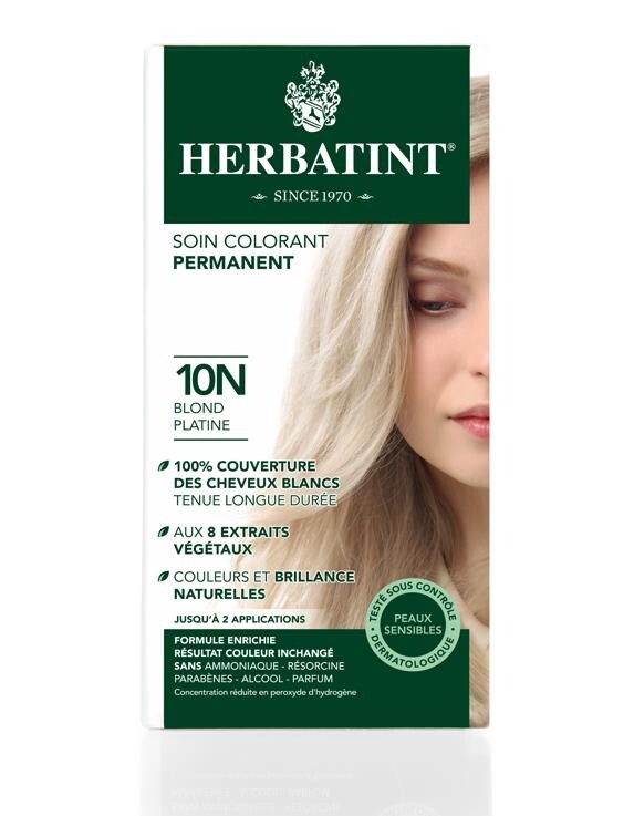 

Краска для волос Herbatint 10N Блонд Платин