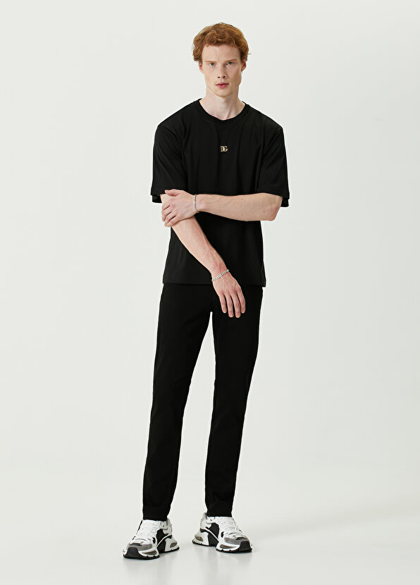 Черные джинсовые брюки узкого кроя Dolce&Gabbana черные джинсовые брюки узкого кроя academia