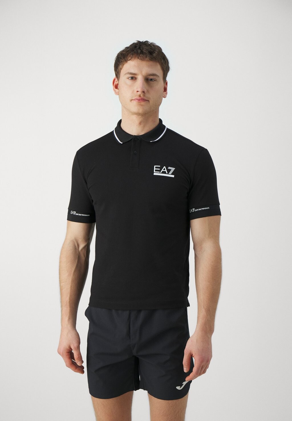 

Поло Tennis Club EA7 Emporio Armani, черный