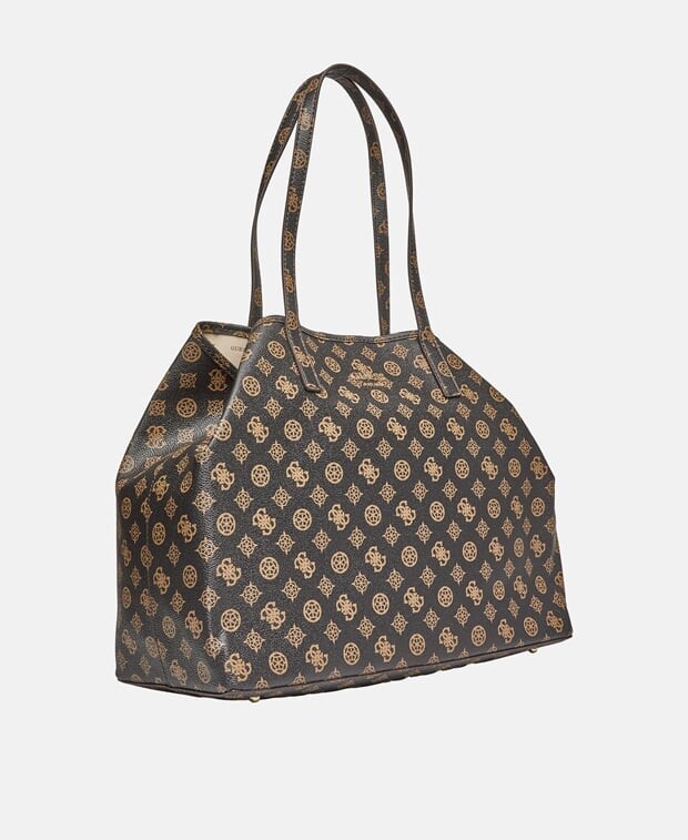 

Сумка-тоут из кожи Guess, коричневый