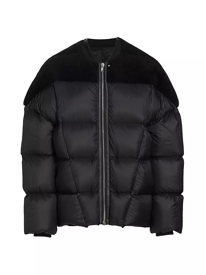 

Пуховик летной куртки Rick Owens, черный