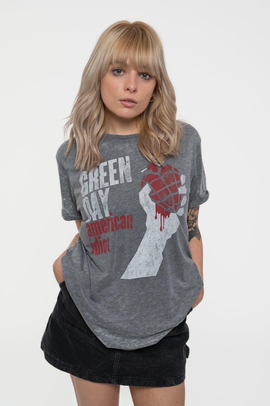 

Футболка «Американский идиот» Green Day, серый