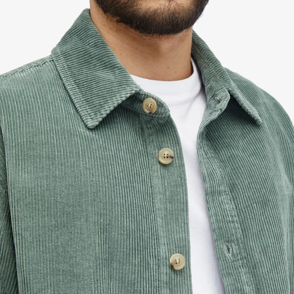

A.P.C. Вельветовая рубашка bobby, зеленый