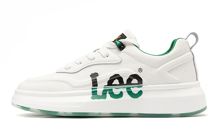 

Кроссовки Lee Skateboarding Shoes Unisex Low-top, цвет Grass green (one size larger for women)
