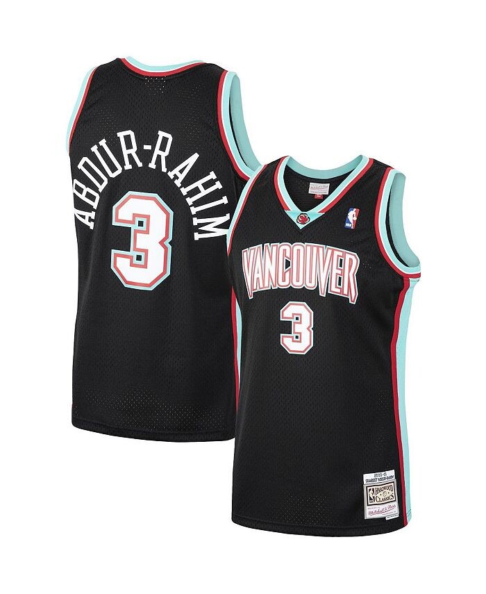 

Мужское джерси Sharif Abdur-Rahim Black Vancouver Grizzlies 2000-2001 Hardwood Classics Swingman Mitchell & Ness, черный