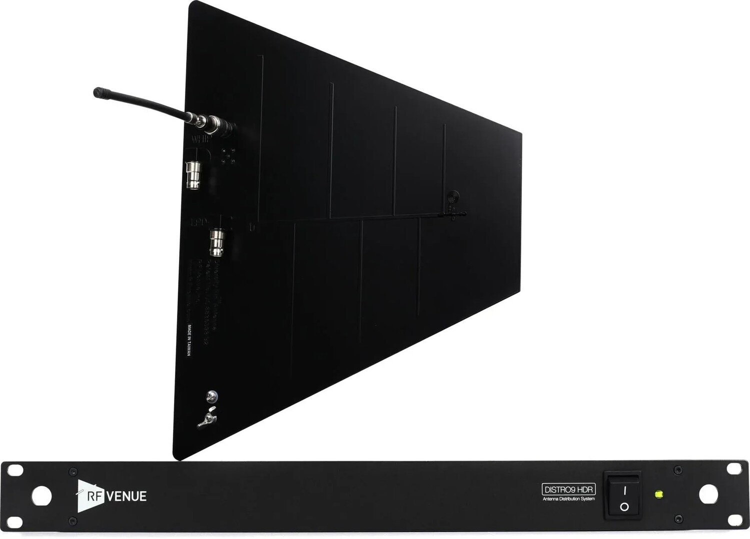 

Радиочастотная площадка DISTRO9 HDR и комплект антенн с разнесенными ребрами