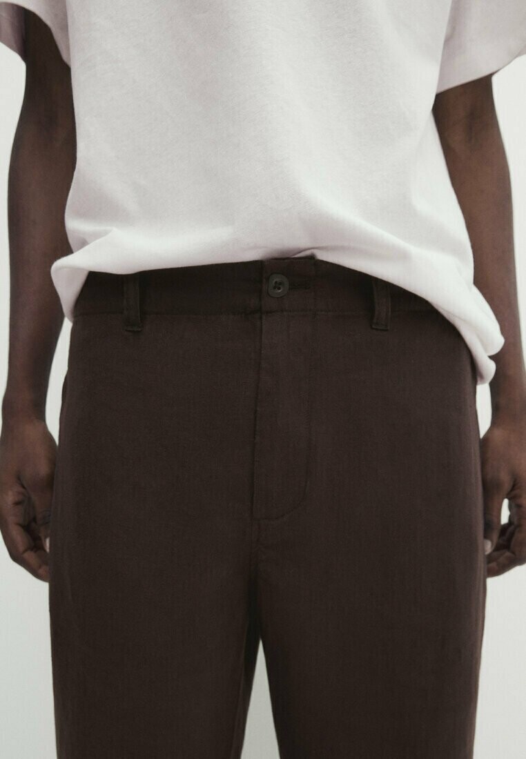 

Тканевые брюки Massimo Dutti, коричневый
