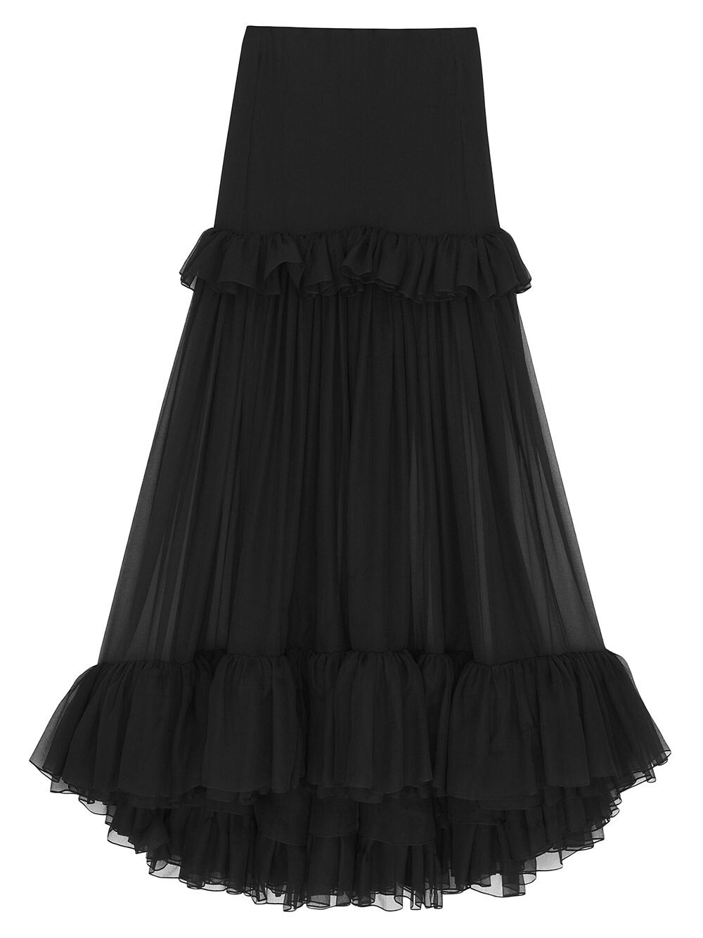 

Длинная струящаяся юбка Saint Laurent