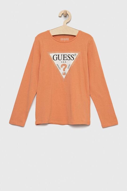 

Лонгслив Guess для детей, оранжевый