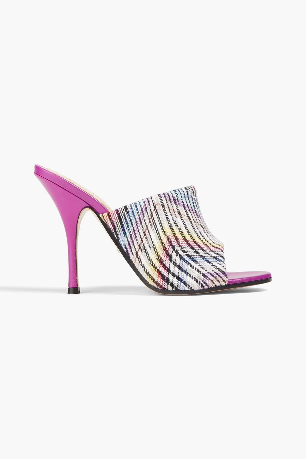 

Мюли из смесового хлопка, связанные крючком. Missoni, фиолетовый