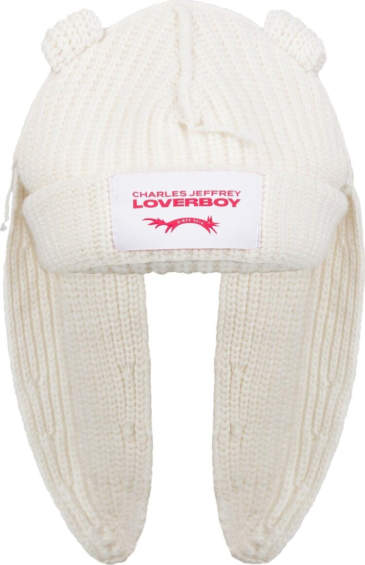 

Шапка Charles Jeffrey Loverboy Chunky Rabbit 'Ecru', кремовый