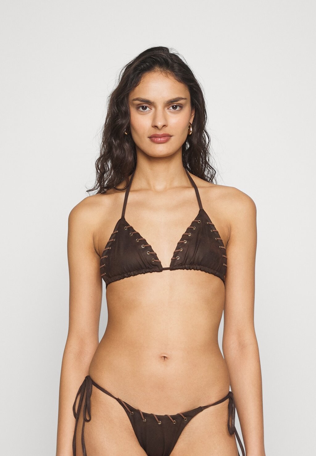 

Верх бикини Frankies Bikinis, коричневый