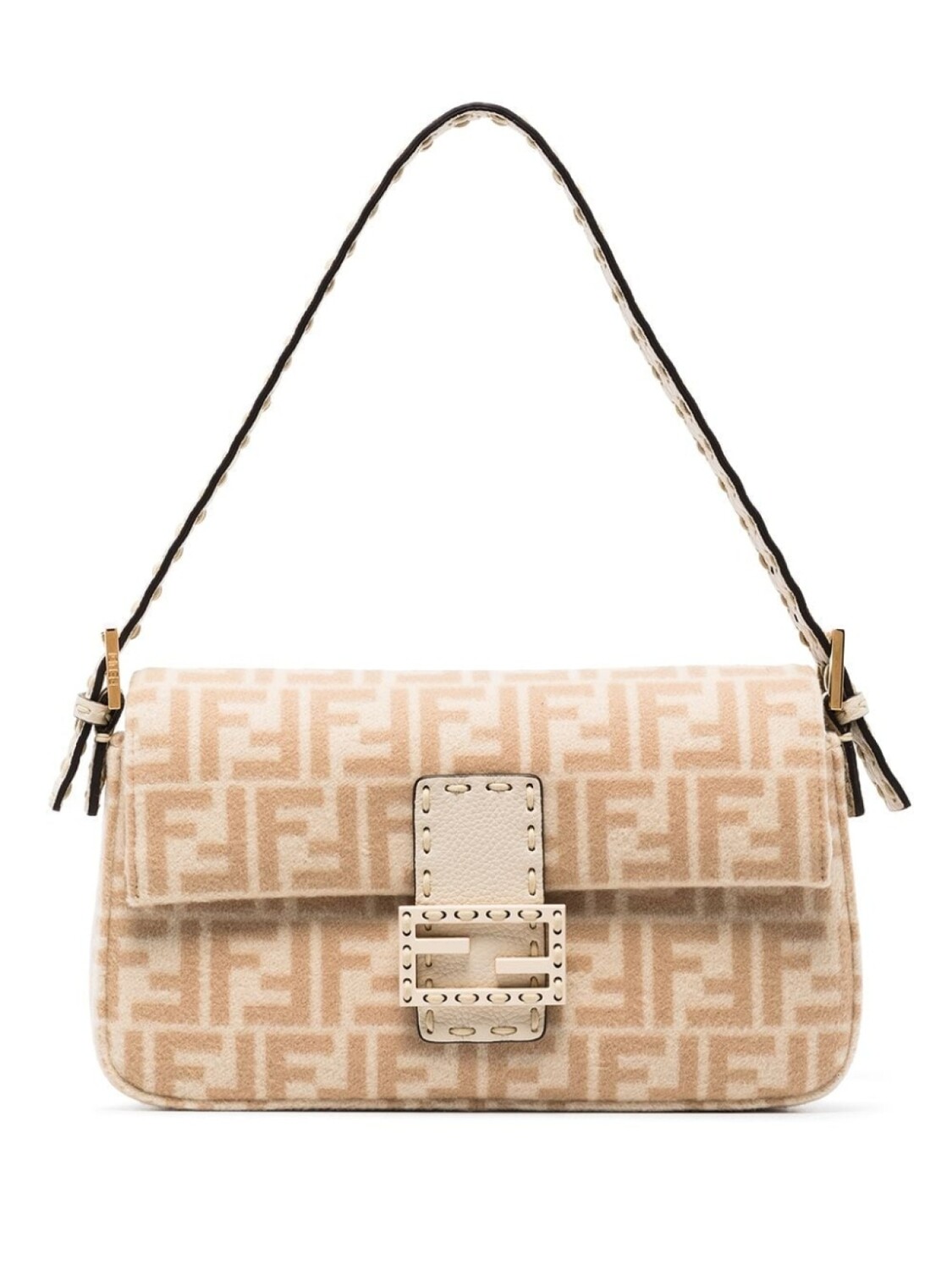 

FENDI сумка на плечо Baguette 1976, нейтральный цвет