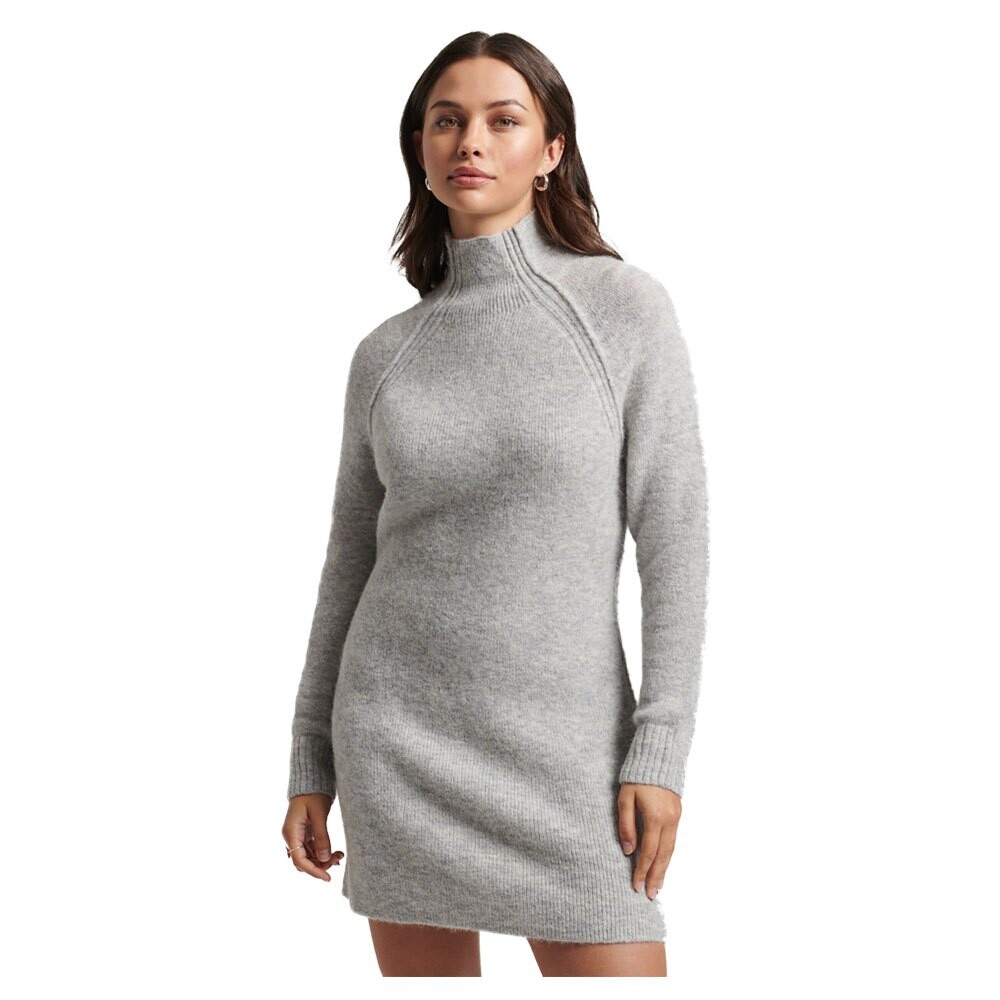 

Платье Superdry Studios Turtleneck, серый