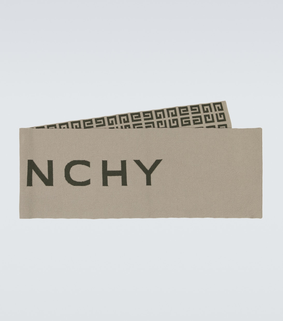 цена Шарф из шерсти и кашемира с логотипом Givenchy, бежевый
