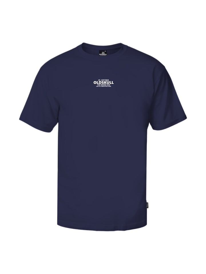 

Футболка OLDSKULL Retro Rising Sun Logo Graphic, цвет blau-schwarz
