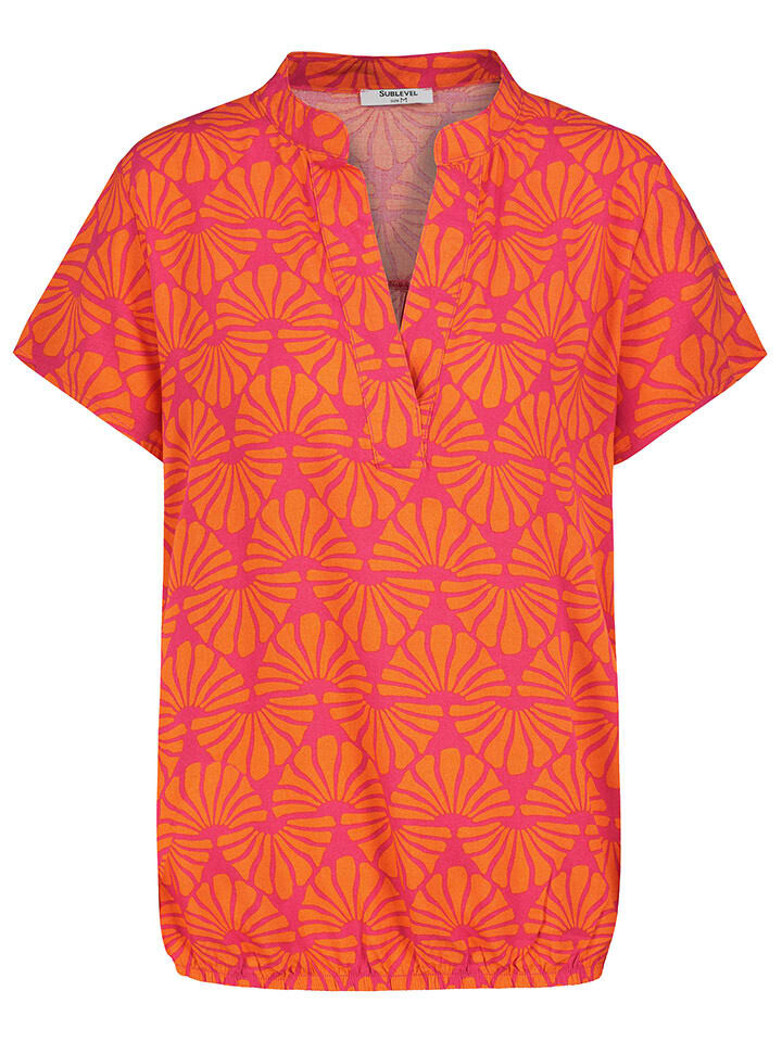 

Блуза Sublevel, цвет pink/orange