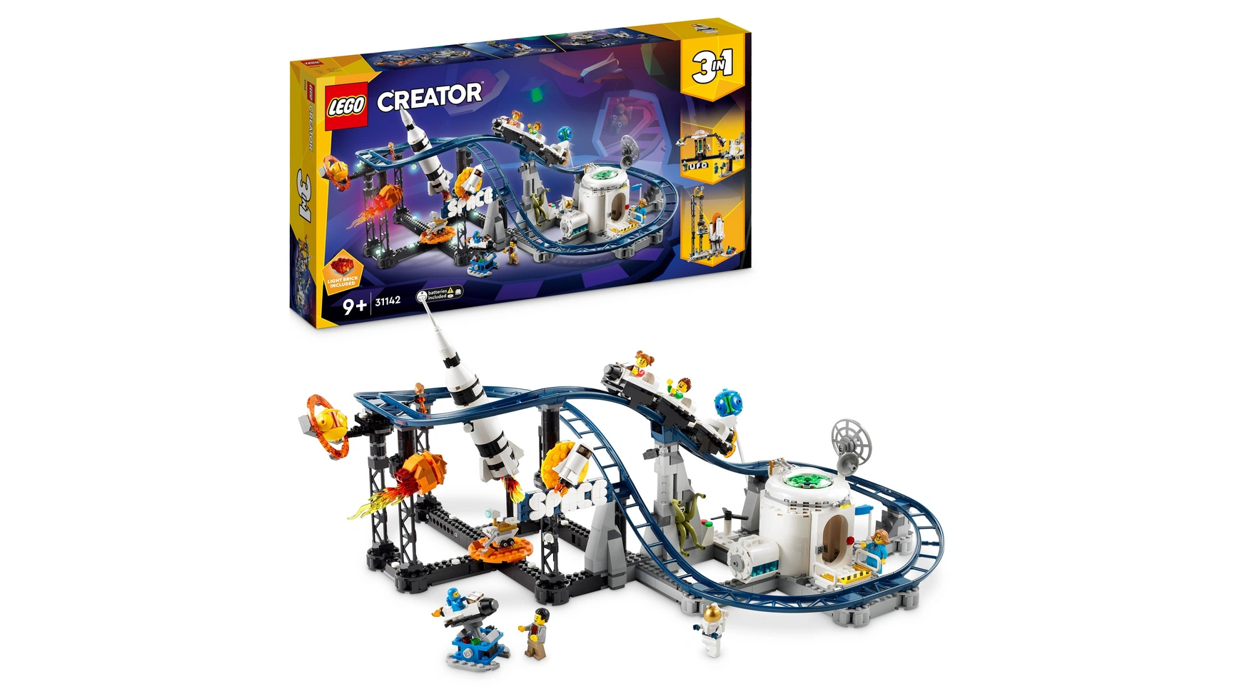 Lego Creator 3-в-1 Игрушка Космические американские горки Fun Fair