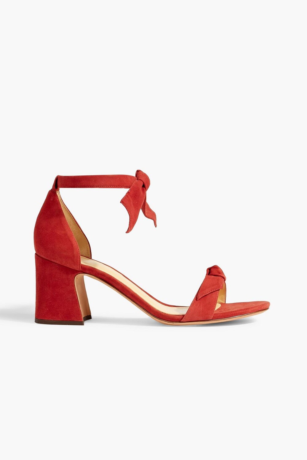 

Замшевые босоножки с бантом ALEXANDRE BIRMAN, красный