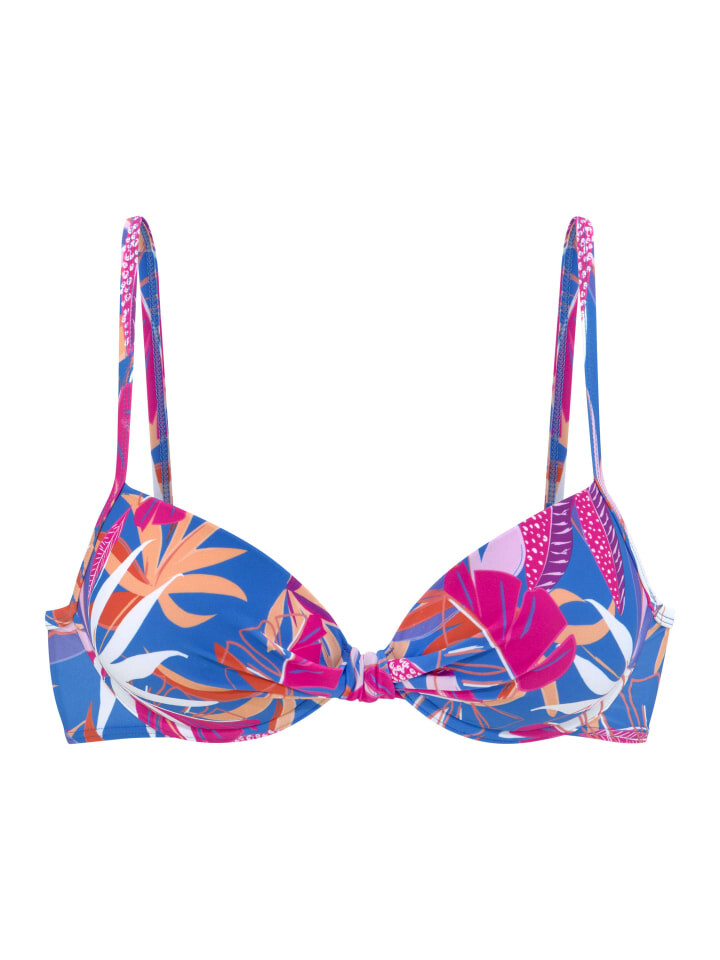 

Верх бикини Buffalo, цвет blau/pink bedruckt