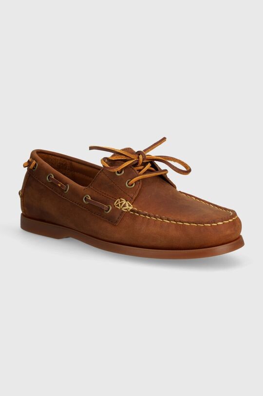 

Лоферы Merton Boat из нубука Polo Ralph Lauren, коричневый