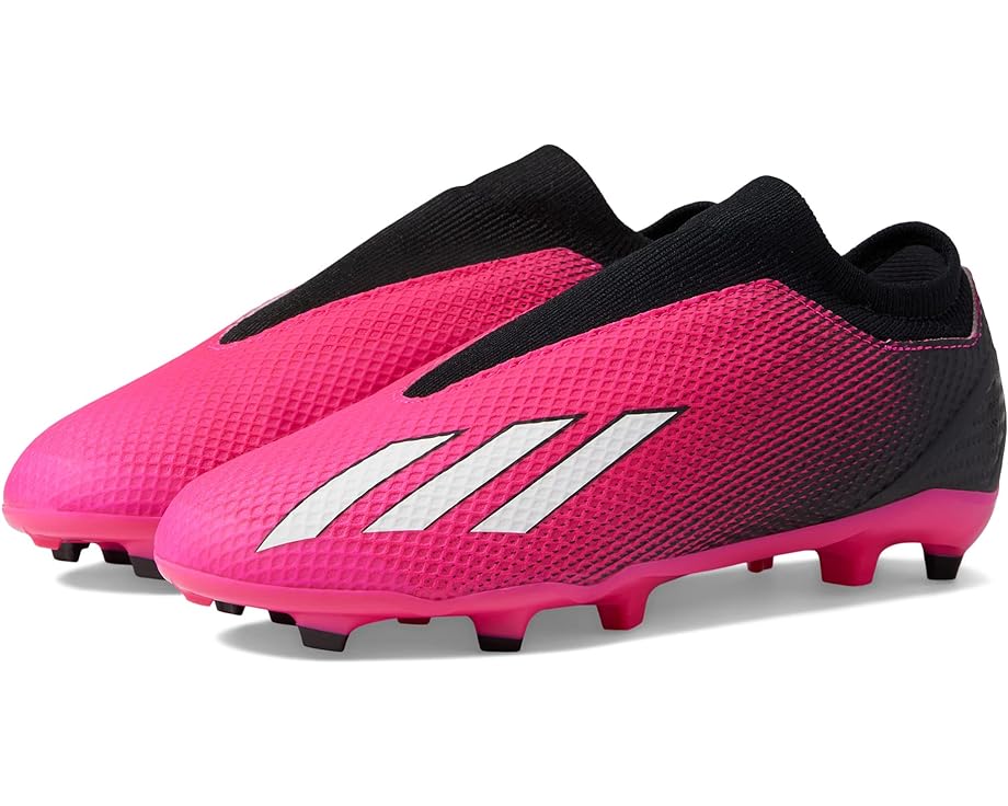Кроссовки Adidas X Speedportal.3 Laceless Firm Ground Soccer, цвет Team Shock Pink/Zero Metallic/Black