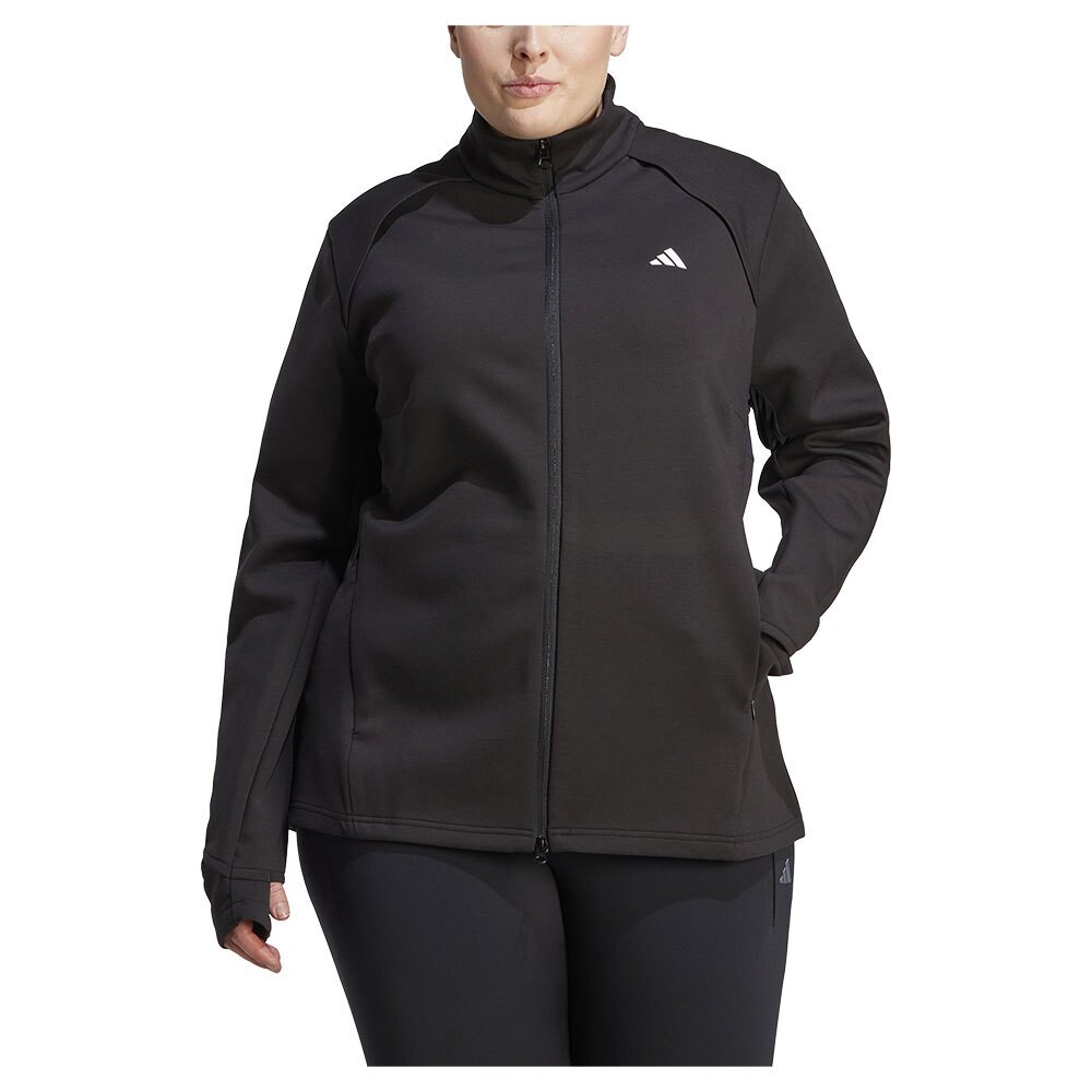 

Куртка adidas Training Cover-Up Plus Size, черный