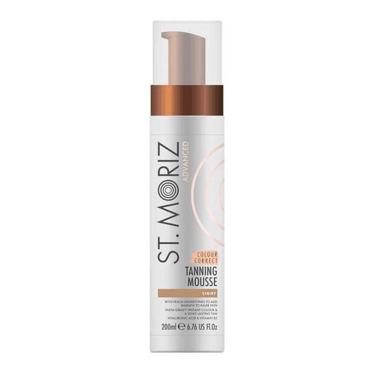 

Св. Moriz, Advanced Pro Color Correcting Mousse, Мусс для загара Advanced с эффектом коррекции цвета Light, 200 мл, St. Moriz