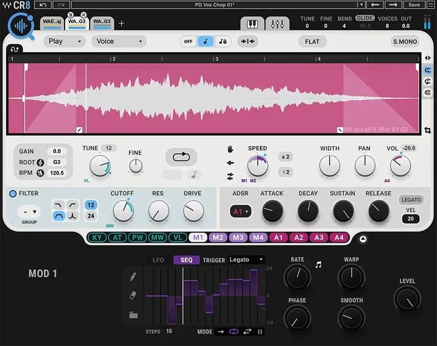 

Плагин Waves CR8 Creative Sampler