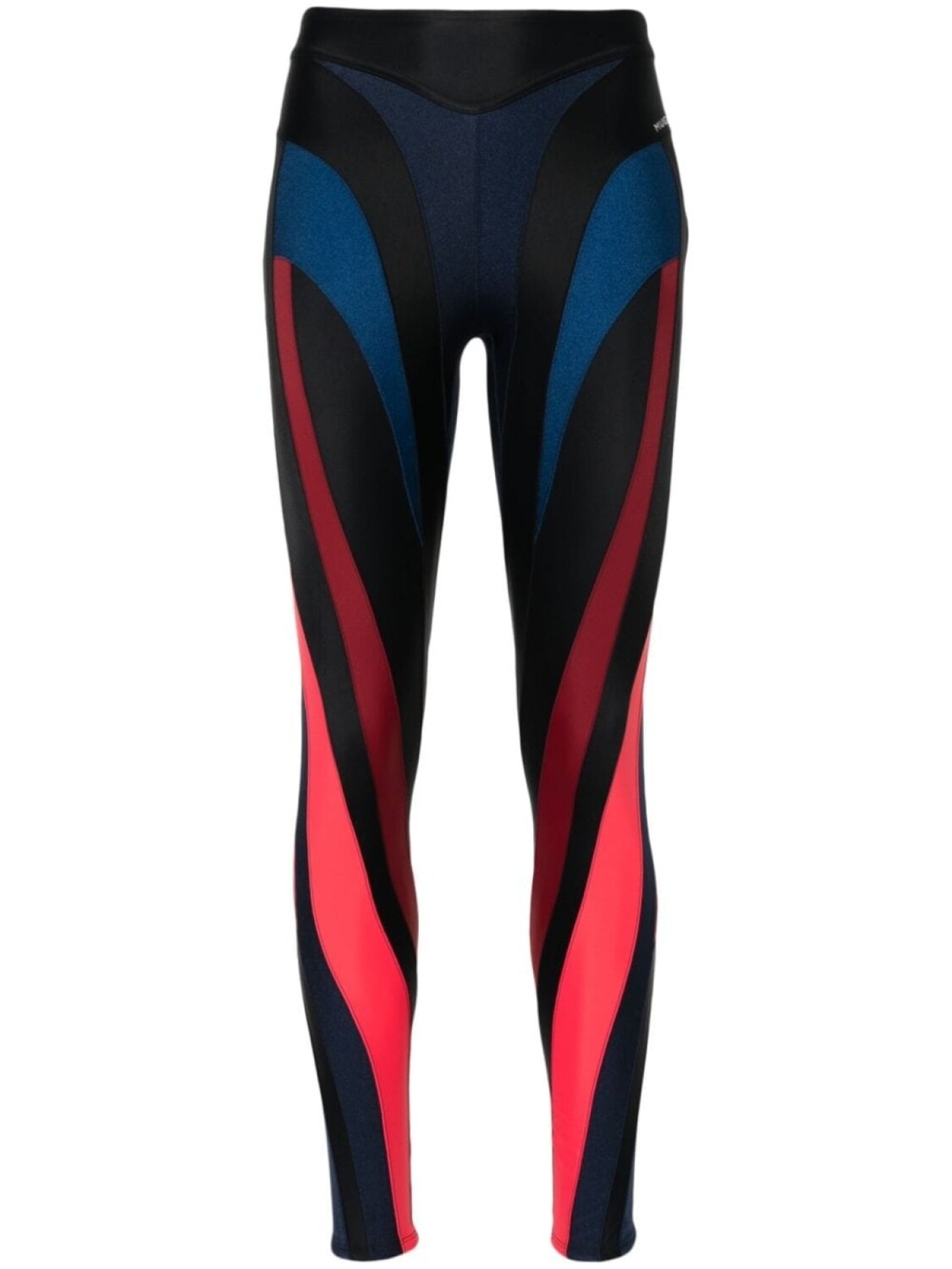 

Mugler легинсы с логотипом, черный